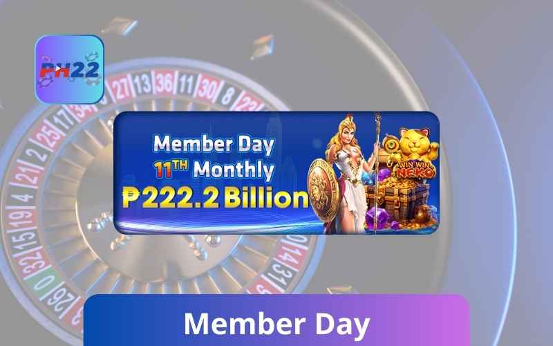 PH22 Member Day Monthly Rewards Up to P222.2 Billion